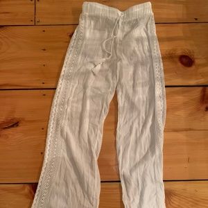 White Aerie Beach Pants